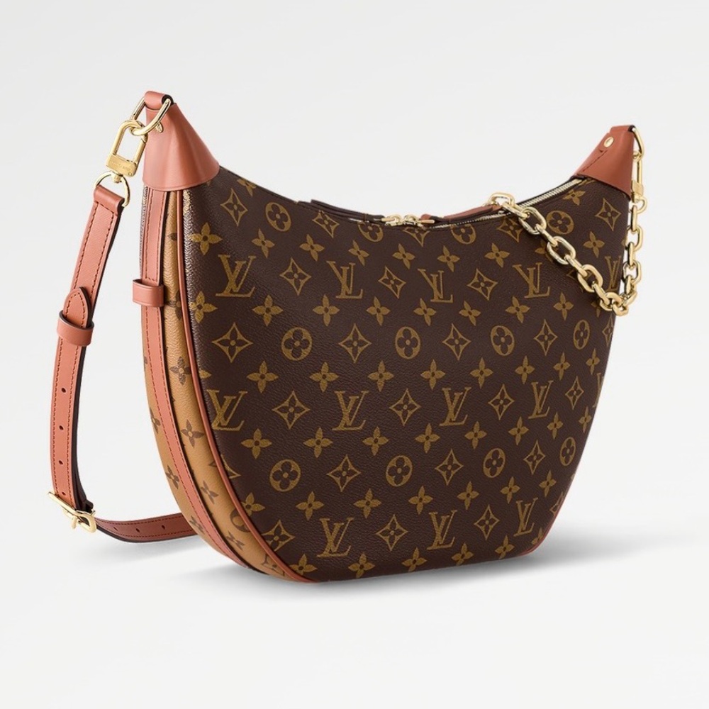 Louis Vuitton Monogram Hobo Loop Crossbody Shoulder Bag